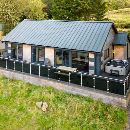 New Build Lodge With Stunning Views Of Loch Awe Hayfield  Luaran gambar