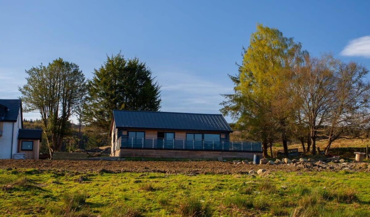 New Build Lodge With Stunning Views Of Loch Awe Hayfield  Luaran gambar