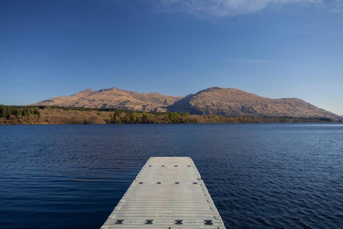 New Build Lodge With Stunning Views Of Loch Awe Hayfield  Luaran gambar